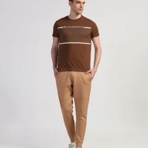 Casual Camel Solid Jogger - Jean